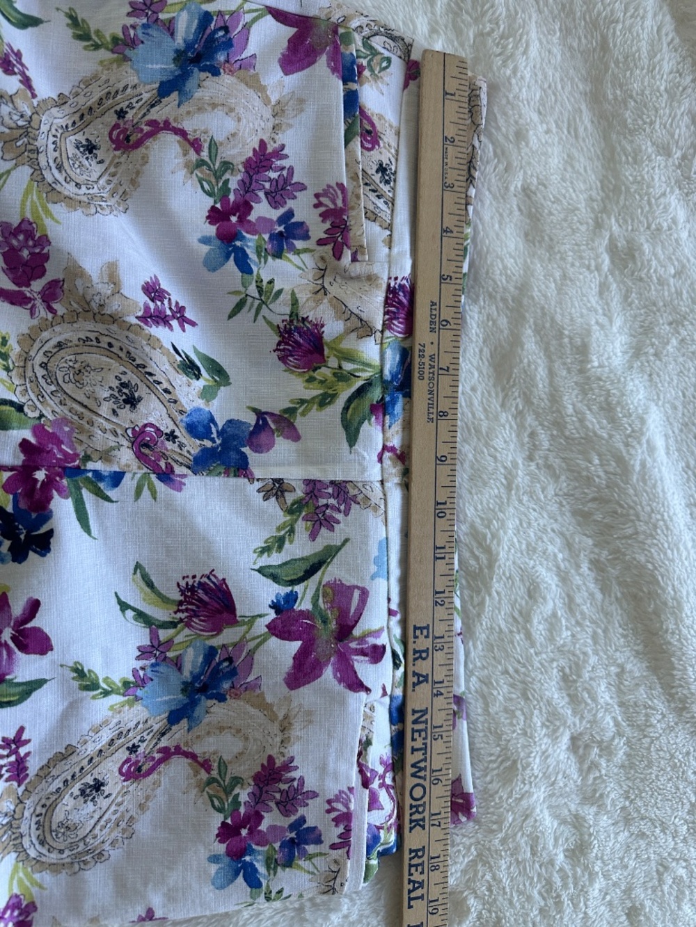 Chicos Floral Crop Pant Chicos Size 2 / US 12 NWOT - Picture 4 of 6
